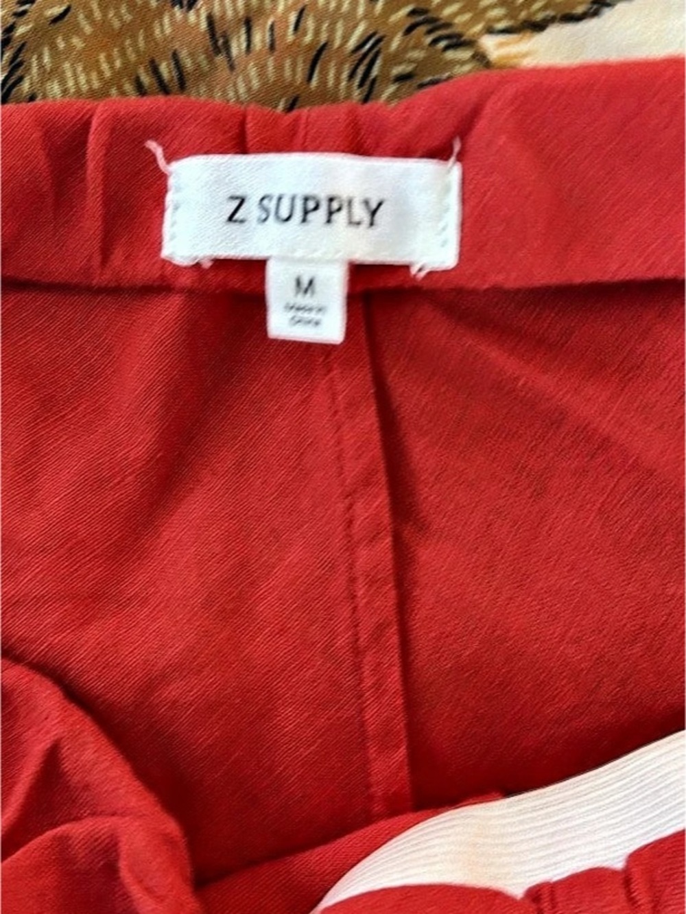 Z Supply Meryl Skirt Maxi Red Size Medium nwt - Picture 6 of 7